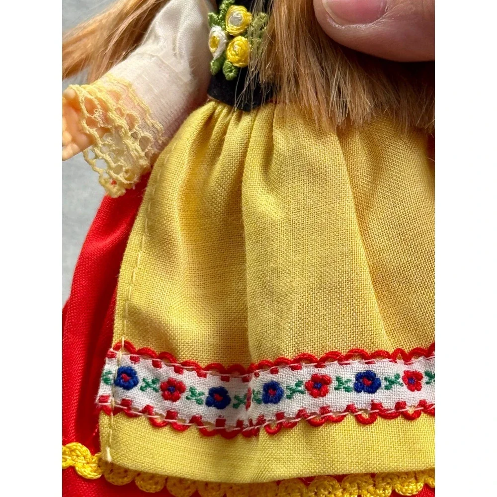 Vintage Symbol of Quality 7013 Dutch Girl Plastic Doll 1960s